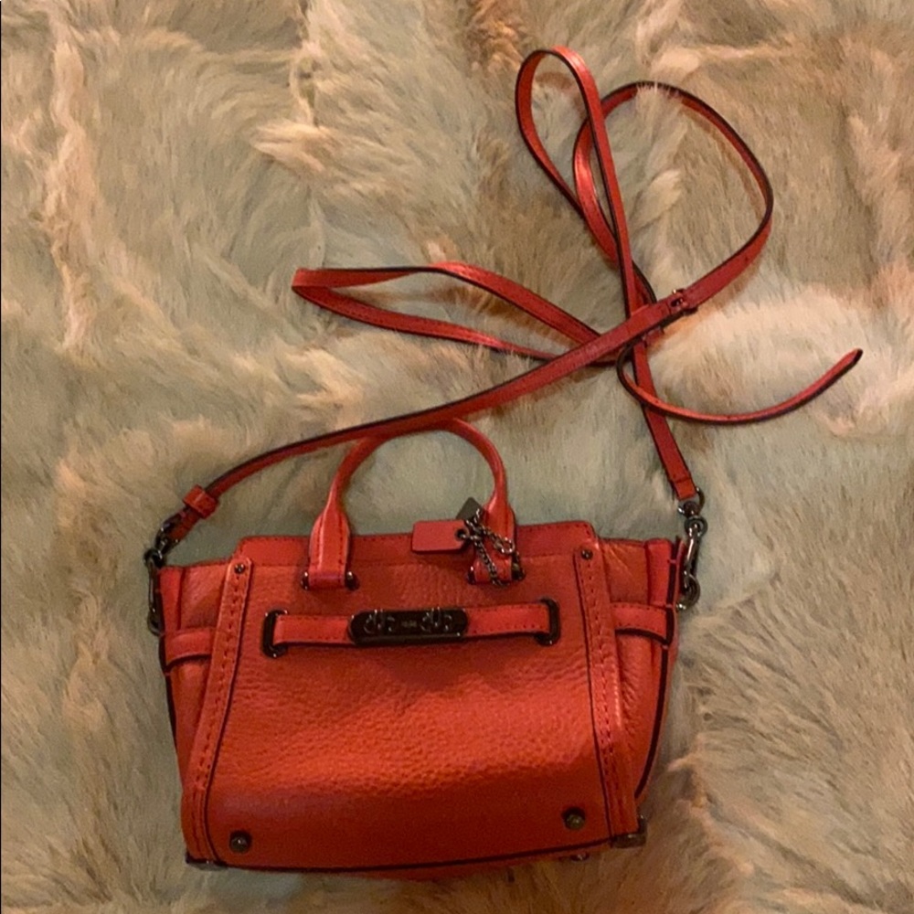 Coach mini purse.